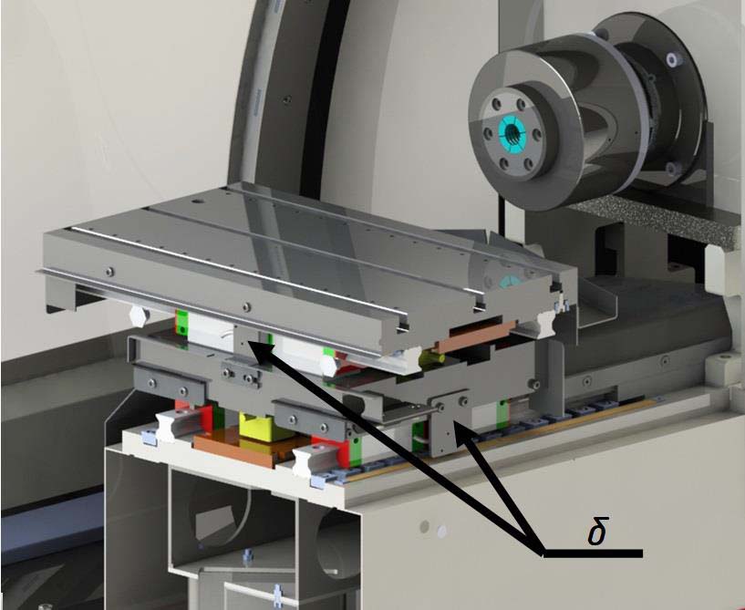 Рабочий стол токарного верстата з ЧПУ АСС 16Ф3